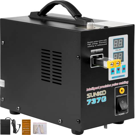VEVOR 737G Pulse Spot Welder 0.2mm Battery Welding Machine 110V Battery Spot Welder & Soldering ...
