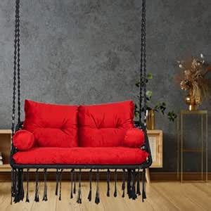 Patiofy Premium Double Seater Hanging Swing/ 2 Seater Swing for Balcony ...