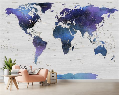 World Map Wall Mural 的图像结果