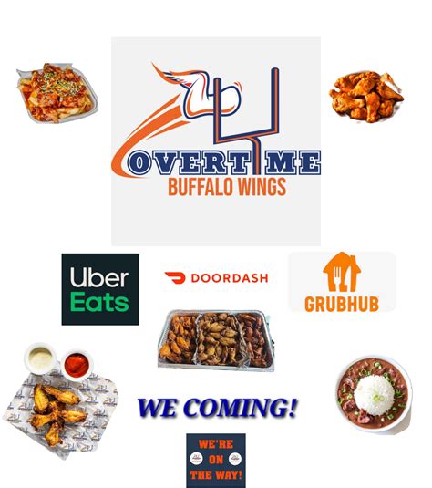In Store Menu – Over-Time Buffalo Wings L.L.C.