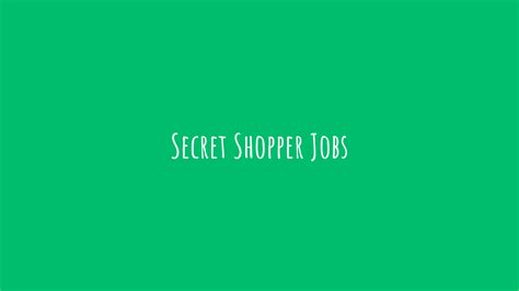13 Best Mystery Shopper Jobs and Companies to Work For 2026
