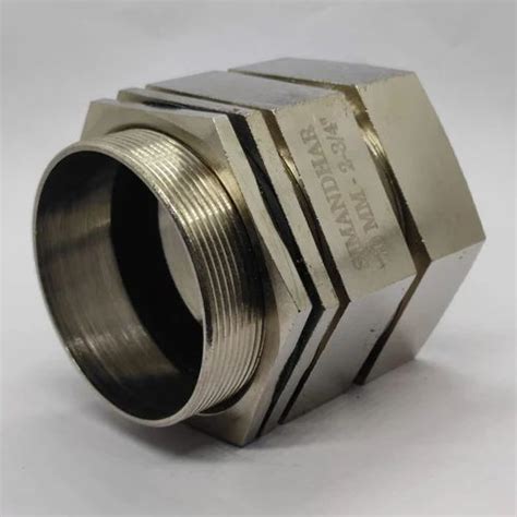 Brass Double Compressor Cable Gland - 32mm Brass Double Compression ...