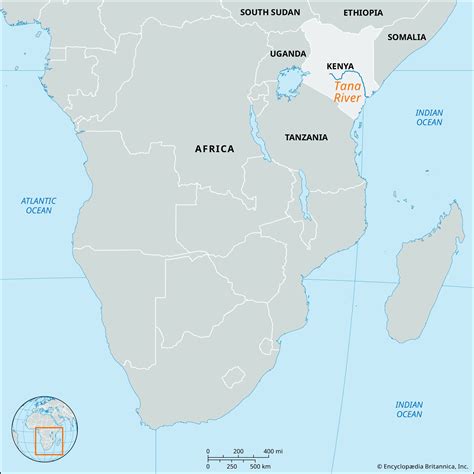 Lake Tana Africa Map