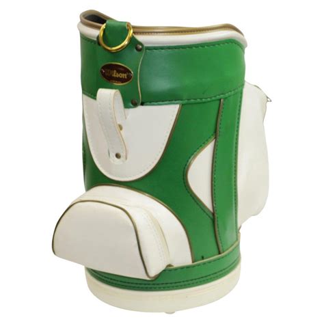 Lot Detail - Classic Wilson Masters Tournament Den Caddy Golf Bag ...
