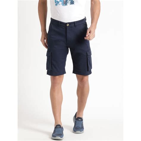 Buy Wildcraft Java 6 Pocket Cargo Short-Navy Blue Online