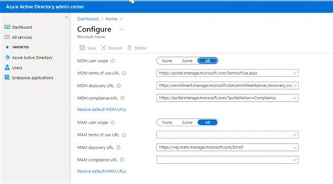 Image result for Configuring Automatic Enrollment Intune