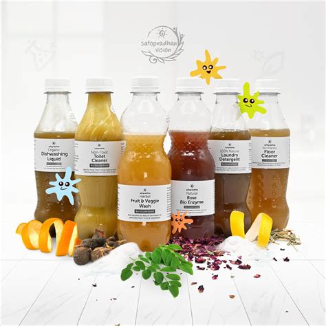 Eco Home Bio Enzyme Based Cleaners Trial Pack - Pack of 6 | Cleaning ...