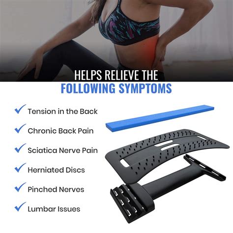 Buy Wilsco Spine Deck Back Stretcher for Lower Back with 3 Stretching ...