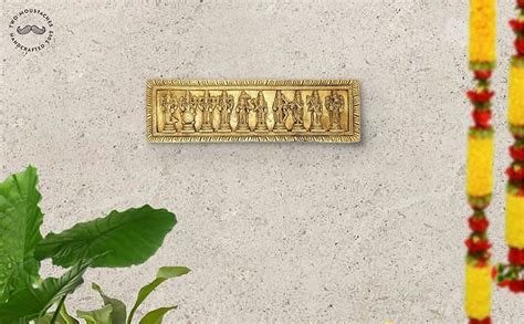 Two Moustaches Brass Vishnu Dashavatar Dashavatara Dasavatharam Wall ...