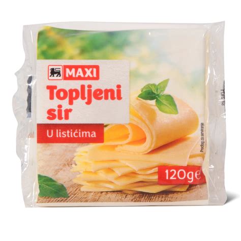 Maxi | Topljeni sir u listicima Maxi 120g | Maxi