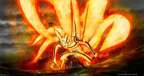 Naruto Shippuden Nine Tailed Fox Mode Wallpaper
