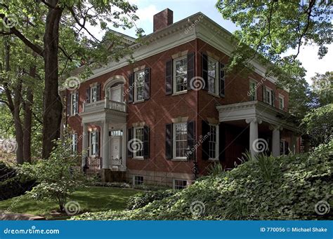 Federal Style House stock photo. Image of estate, formal - 770056