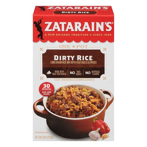 Zatarain's Rice Dirty Mix - 8 OZ 12 Pack – StockUpExpress