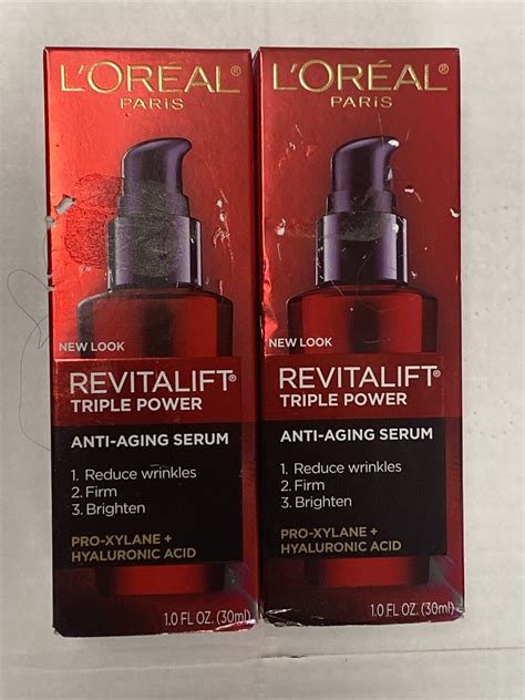 2 l oreal revitalift triple power anti aging serum 1 0 fl oz each – Artofit