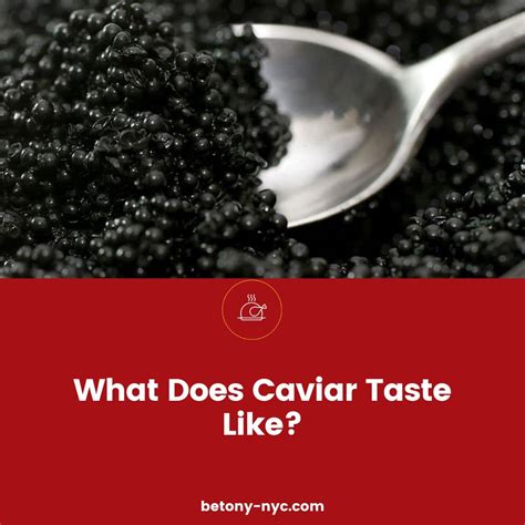 What Does Caviar Taste Like? Can You Eat Caviar? - Betony - what is taste of caviar