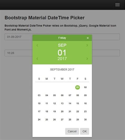 Image result for Bootstrap DateTimePicker Clor Coding