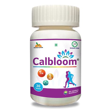 Calbloom Sugar Free Orange Flavored Tablets | Uses, Side Effects, Price ...