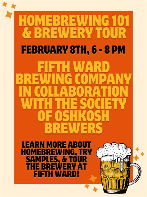 Homebrewing 101 & Brewery Tour - Fifth Ward Brewing