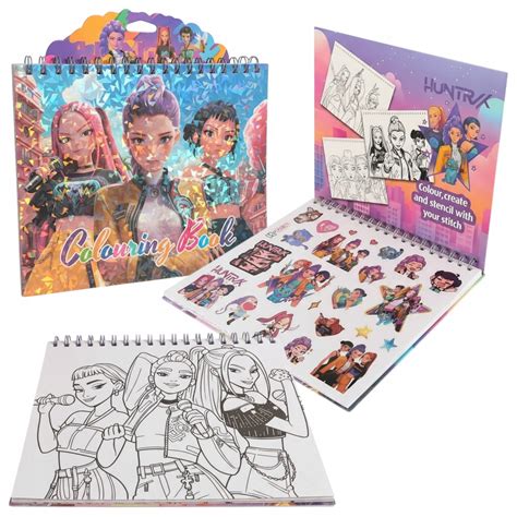 K-Pop Demon Hunters Big Colouring Book – Chains & Charms