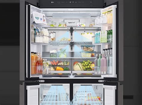 610 L French Door Refrigerator, Black - GV-K25FFGFB | LG India