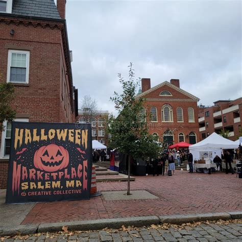 Town of Salem, Massachusetts during Halloween Weekend Editorial Image ...