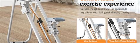 YOGIMOONI Stair Stepper for Home Gym, Vertical Stair Climber Machine ...