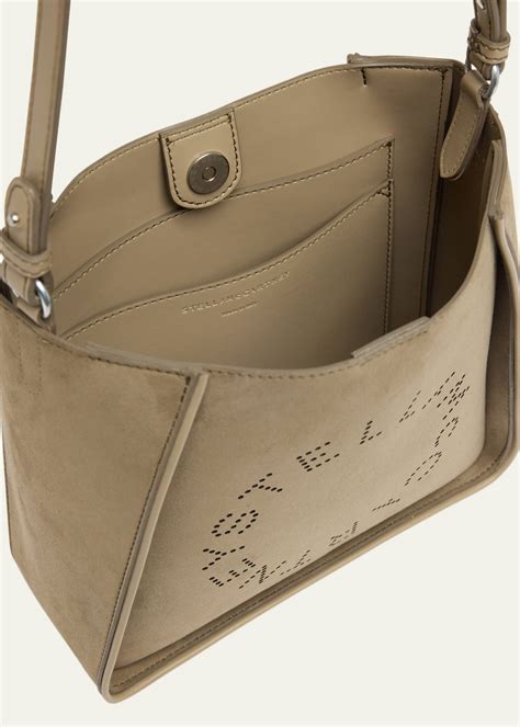 Stella McCartney Alter Suede Piped Crossbody Bag - Bergdorf Goodman