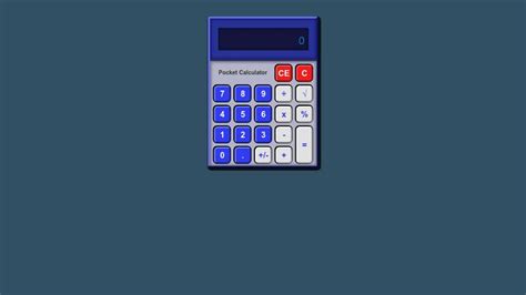 Calculator Using JavaScript CodePen 的图像结果