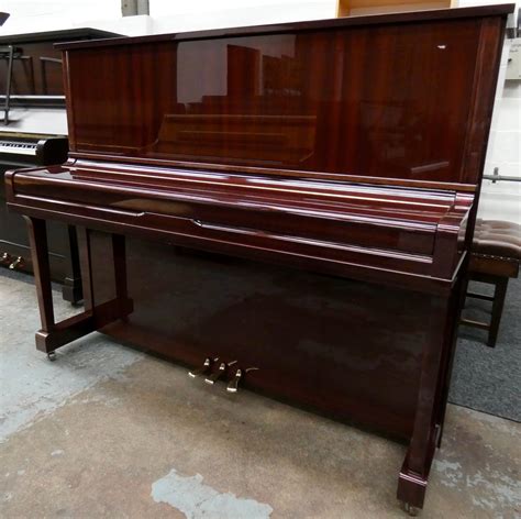 Yamaha U1N Upright Piano in Mahogany Gloss Cabinetry – Shackleford Pianos