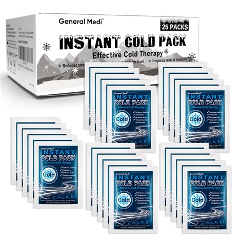 Mua General Medi Instant Ice Cold Pack (4”x 5.5”) – 25 Packs Disposable ...