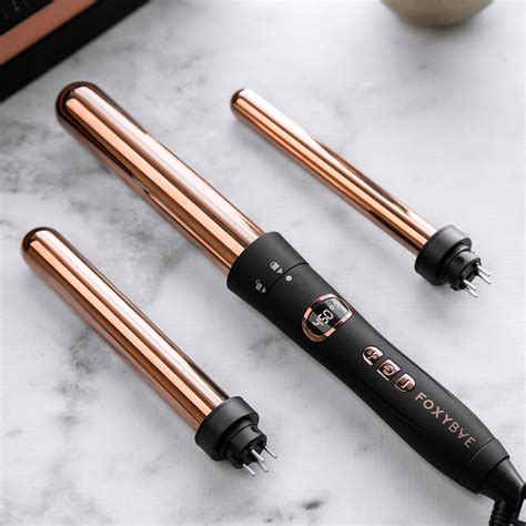 3 in 1 CURLING WAND - ROSE GOLD – FOXYBAE.COM