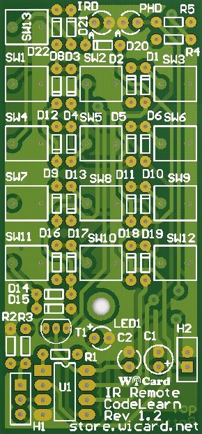 IR Remote Control (infrared) Programmable and With Code Learn