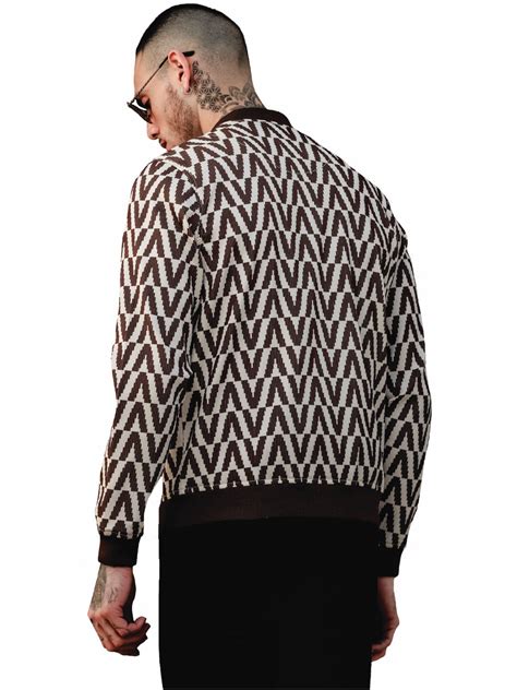 Shop Off-White Lightweight Brown Bomber Jacket for Men