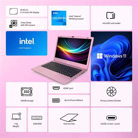 Acer Aspire 3 Intel Celeron Dual Core - (8 GB/256 GB SSD/Windows 11 ...