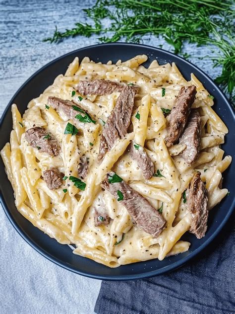 Creamy Steak Pasta