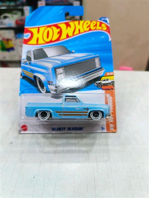 Hotwheels | ‘83 CHEVY SILVERADO | HW HOT TRUCKS | LIGHT BLUE | IMPORTED ...