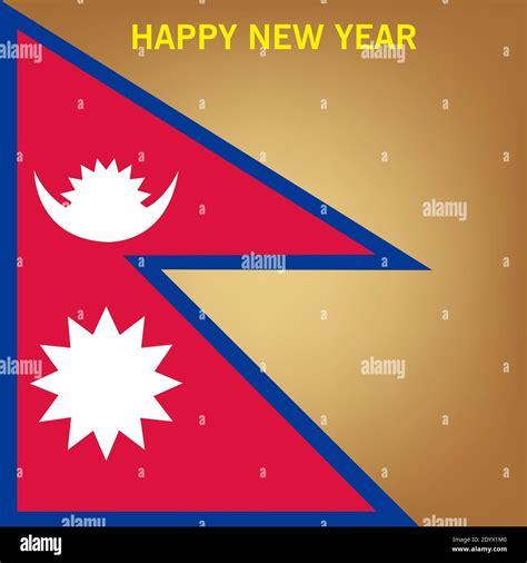 Vector illustration of a Background for Nepali New Year Stock Photo - Alamy