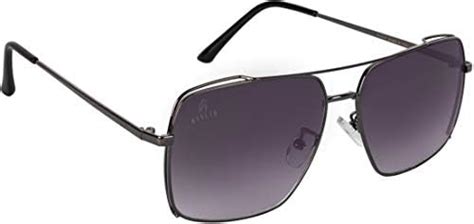 AISLIN® UV Protected Unisex Wayfarer/Rectangular Sunglasses - (Grey ...