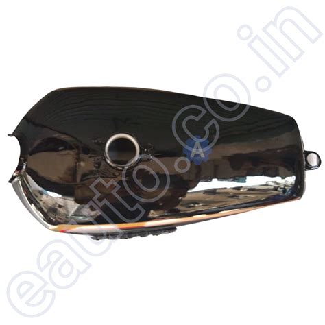 Ensons Petrol Tank for Yamaha RX100/ RX135/ RXG (Black/Golden)