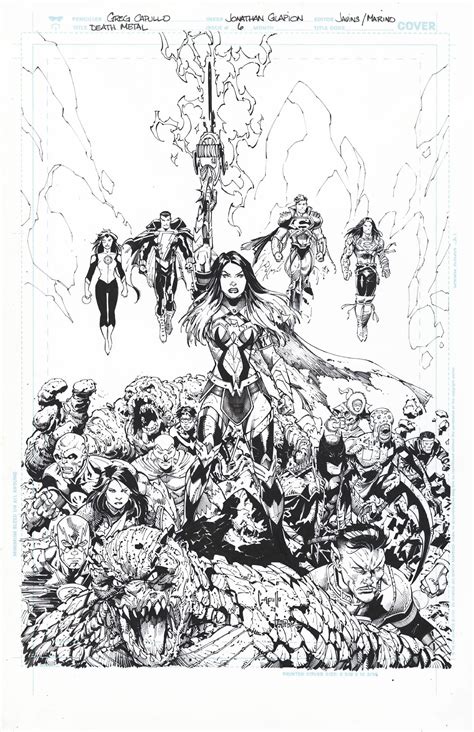 Dark Nights: Death Metal Issue 6 Cover, in Jonathan Glapion's Covers ...