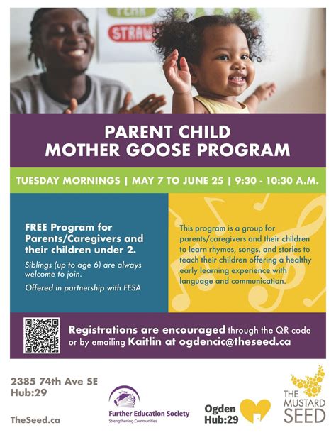 Parent Child Mother Goose at Mustard Seed Ogden Hub:29, 2385 74th Ave ...