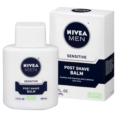 NIVEA Men Soothing Post Shave Balm for Sensitive Skin - 3.3 fl oz ...