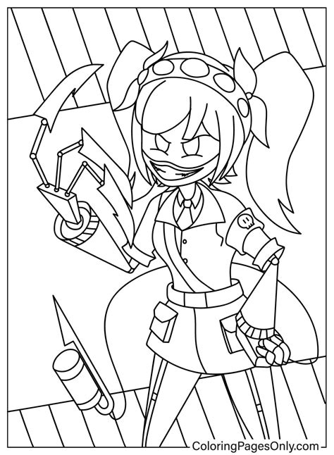 Murder Drones Coloring Pages