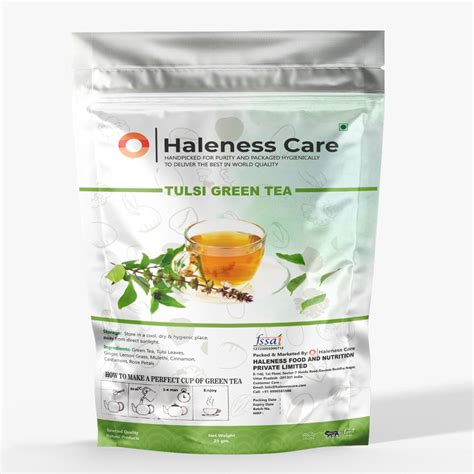 Haleness Care Tulsi Green Tea, Boosts Metabolism, Antioxidant Support ...