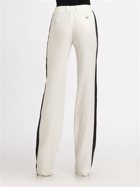 Women's White Tuxedo Pant Suit at Mary Nugent blog