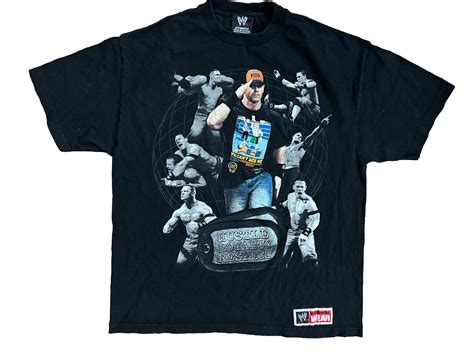 Rare Vintage 2007 WWE John Cena Shirt Cenation Hustle… - Gem