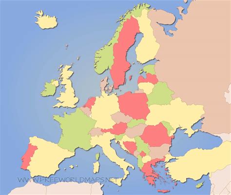 Europe at Your Fingertips: Exploring the Unlabeled Map