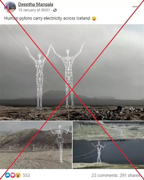 No, Iceland Does Not Have 'Human-Shaped Electricity Pylons' | BOOM