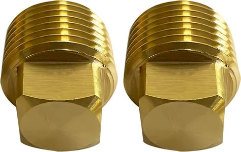 Buy SEASAIL 1/2 NPT Brass Boat Hull Spare Garboard Drain Plug,Solid ...