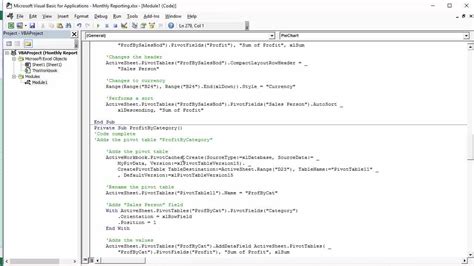 Macro Code in Excel 的图像结果